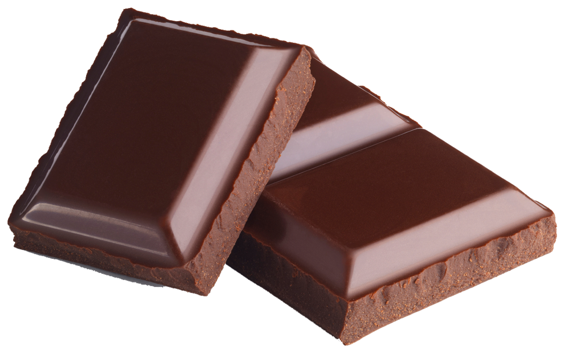 2 squares of dark chocolate